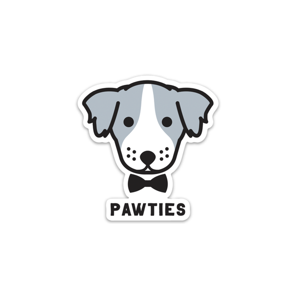 PawTies Logo Sticker - PawTies