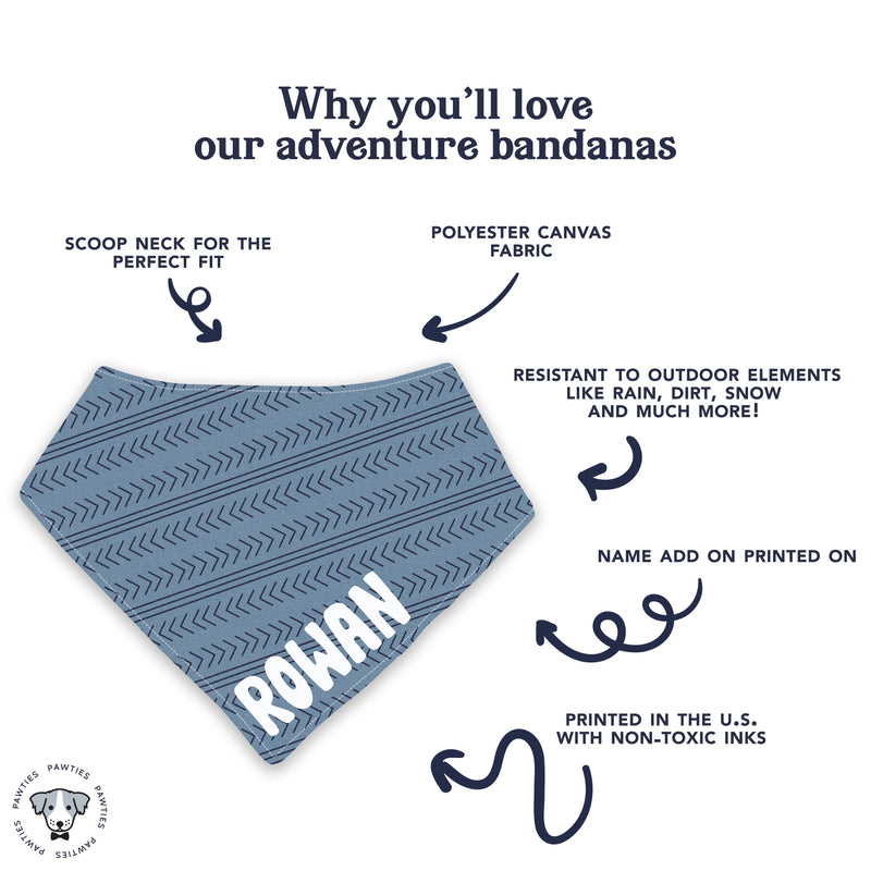 Pawties Eco Canvas adventure dog bandana facts