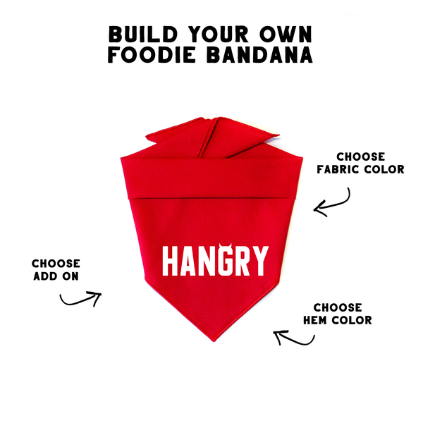 Build Your Own Foodie Bandana - PawTies