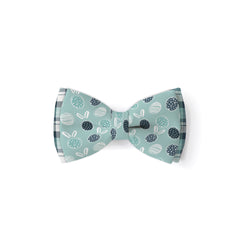 Blue Easter Eggs - Double Layered Bow Tie