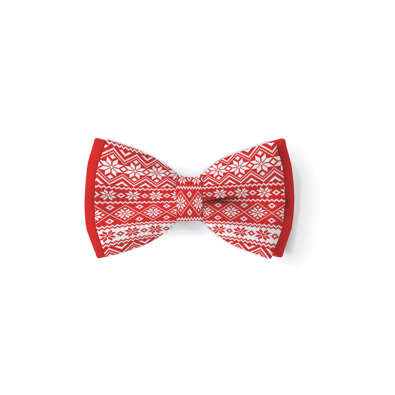 Christmas Sweater - Double Layered Dog Bow Tie