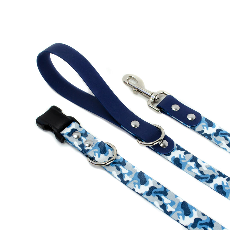 Blue Camo - Dog Collar