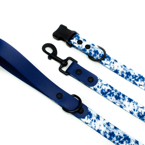 Navy Tie Dye - Hybrid Dog Leash