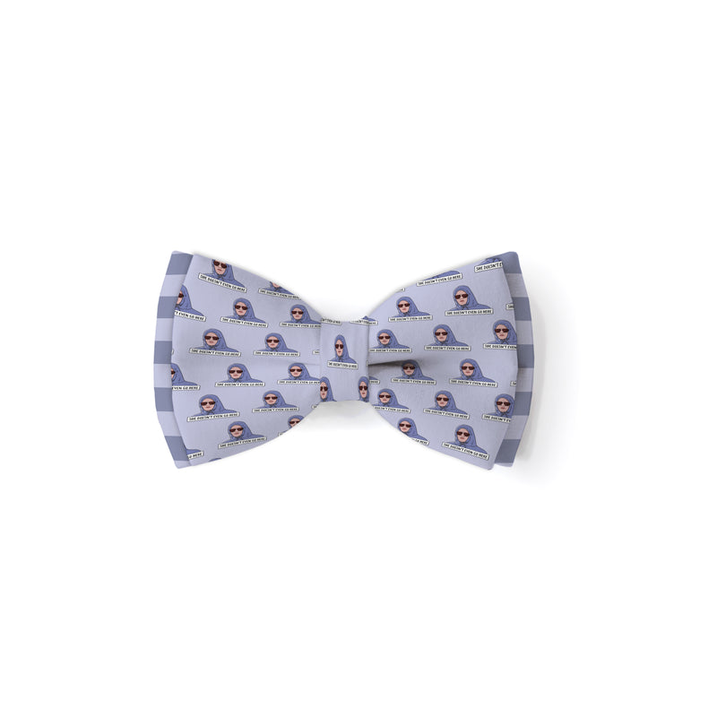She Doesn't Even Go Here - Double Layered Bow Tie