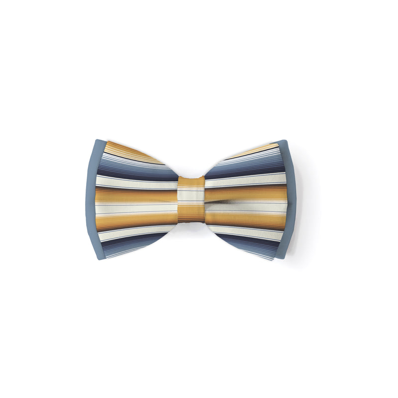 Fall Stripes - Double Layered Bow Tie