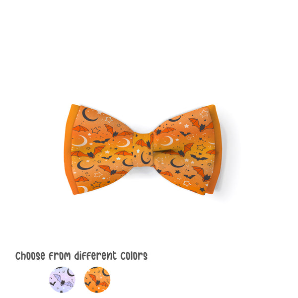 Haunted House - Double Layered Dog Bow Tie