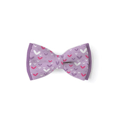 Little Hearts - Double Layered Dog Bow Tie