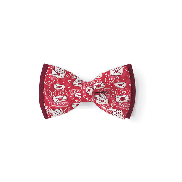 Love Letters - Double Layered Dog Bow Tie