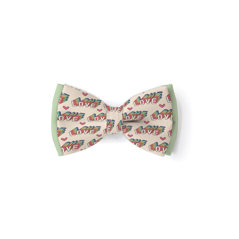 Love is Love - Double Layered Bow Tie