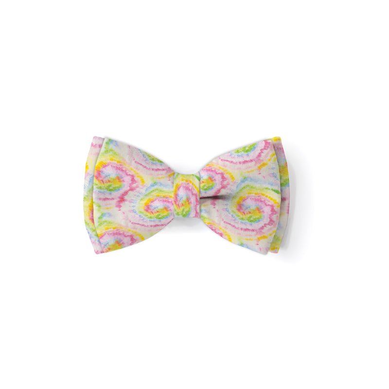 Rainbow Tie Dye - Double Layered Bow Tie