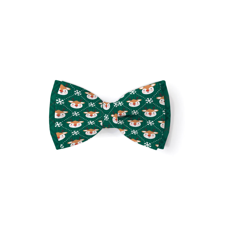 Rudolph - Double Layered Dog Bow Tie