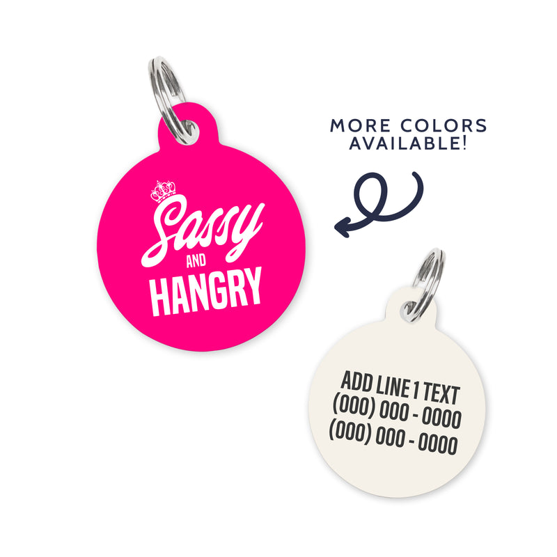 Sassy and Hangry - Name Tag