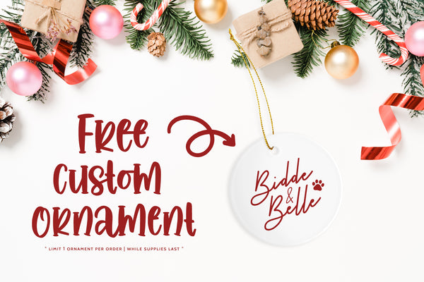 FREE Custom Christmas Ornament
