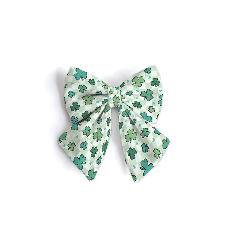 St. Patrick's Day Clovers - Sailor Bow