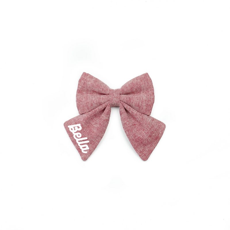 Sailor Bow Name - Add On - PawTies