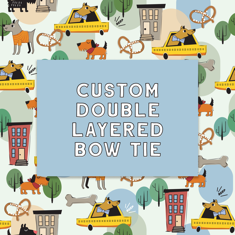 Custom Double Layered Bow Tie
